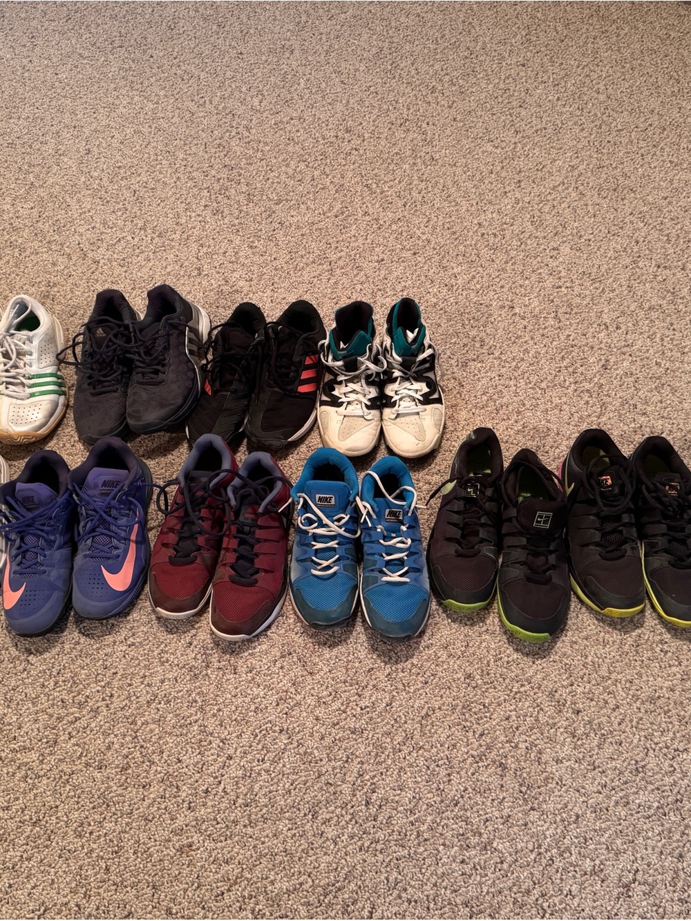 Nike Boys Blue and White Athletic Sneakers